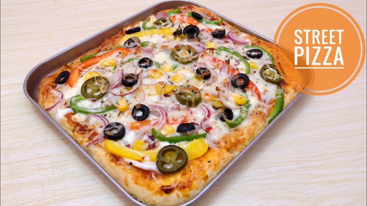 How to Make Pizza At Home | Pizza Street Food | Homemade Pizza Recipe | How to Make Pizza Base