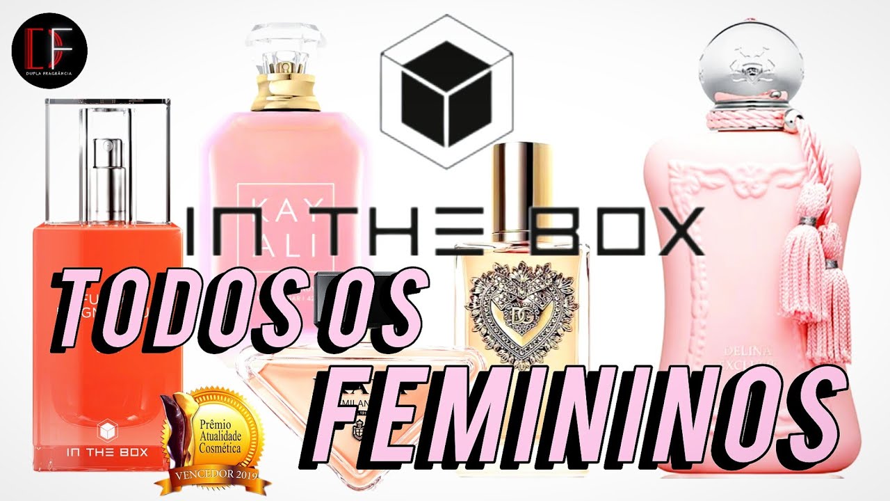 FEMININOS em DESCONTO 🩷 DIA DA MULHER IN THE BOX PERFUMES #diadamulher #perfume #inthebox 