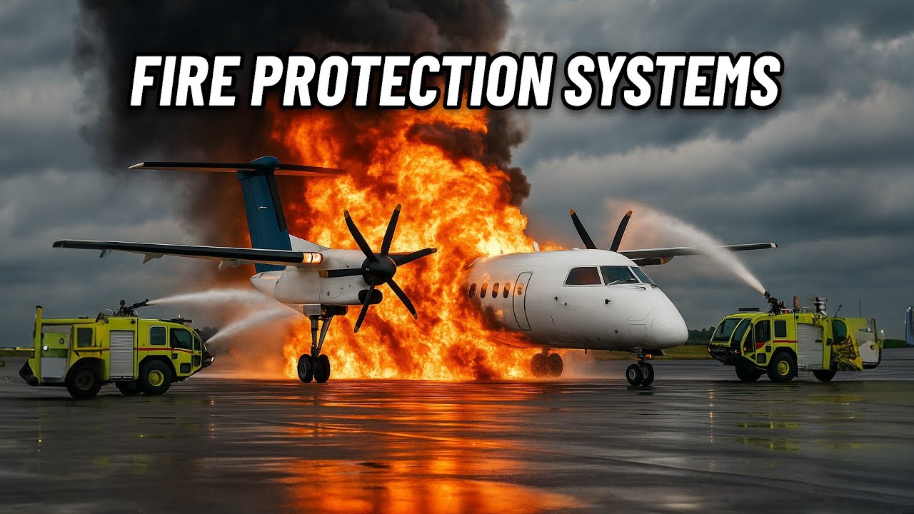 Dash8 Q400 Fire Protection Systems & Procedures Explained!