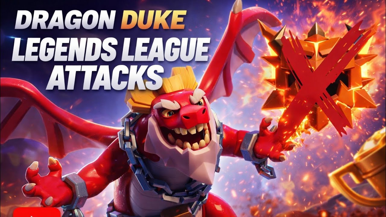 Supercell's NEW HERO is a Beast! Dragon Duke Legend League Attacks.