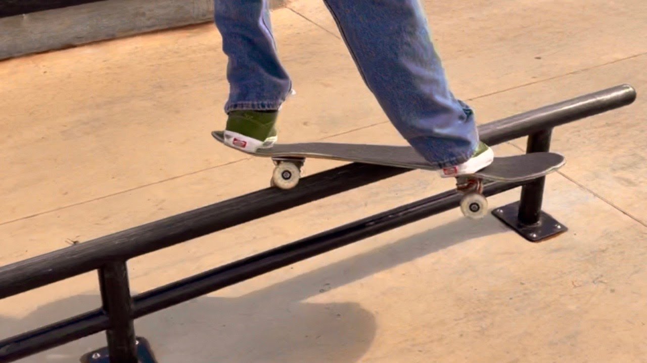 60mm wheels, powerslides off rails & cruiser tricks