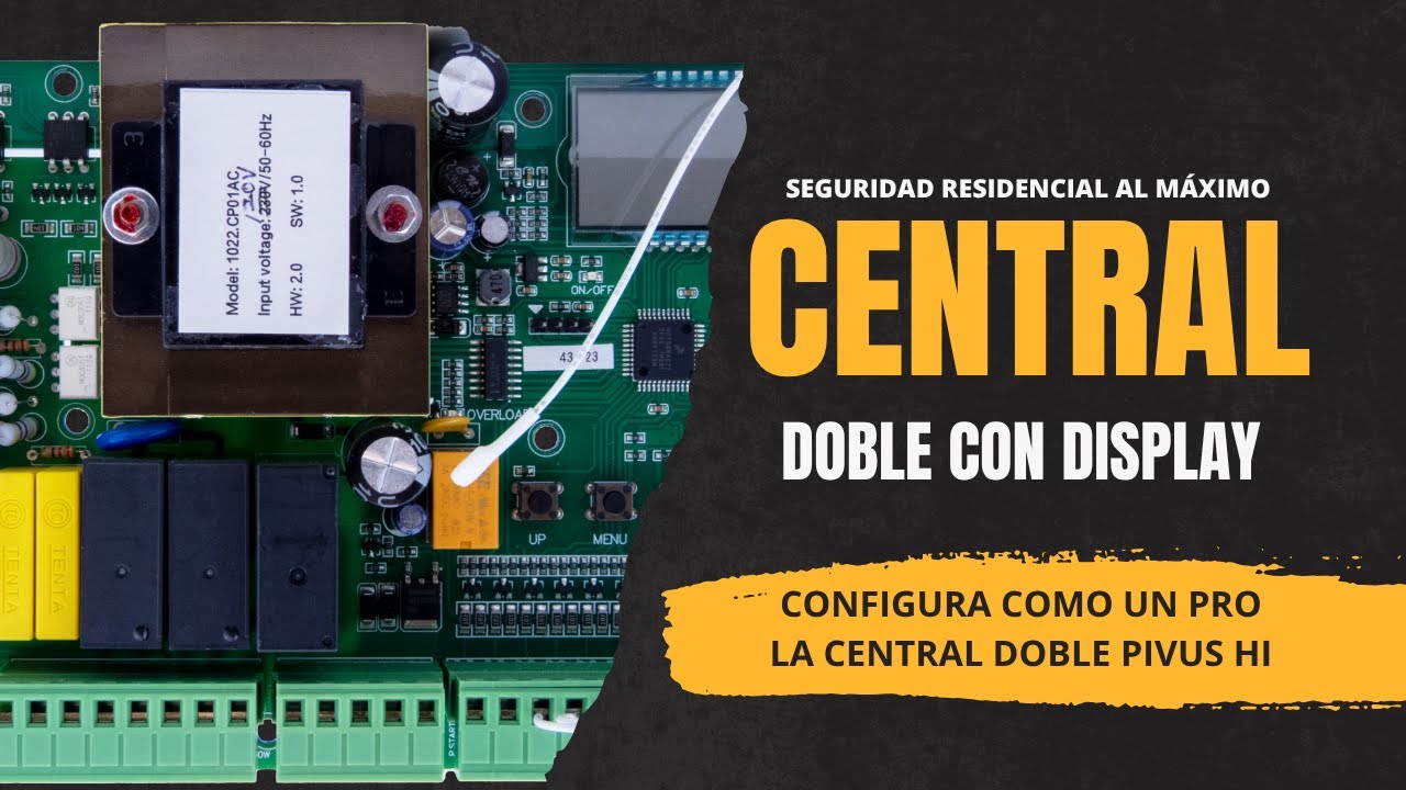 “Configura como un PRO la central doble PIVUS HI 💧⚙️ | Parámetros y display paso a paso”