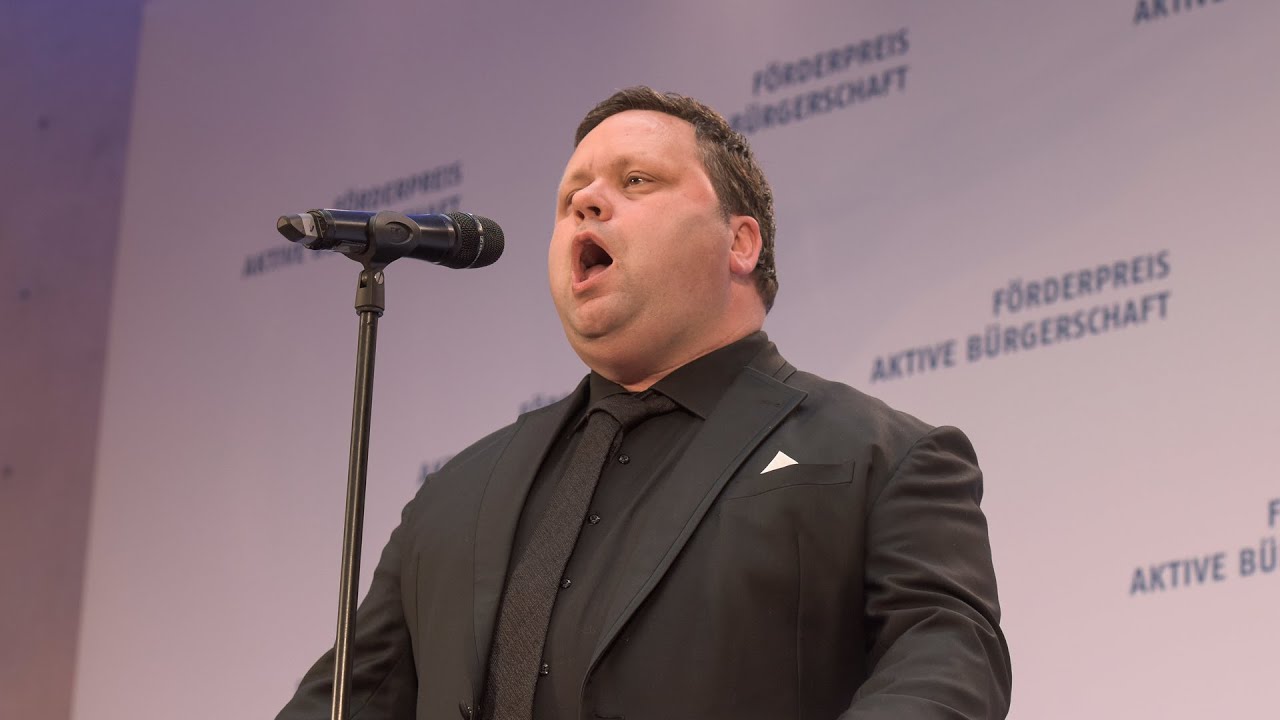 Paul Potts singt „Nessun Dorma“ - Förderpreis Aktive Bürgerschaft 2015