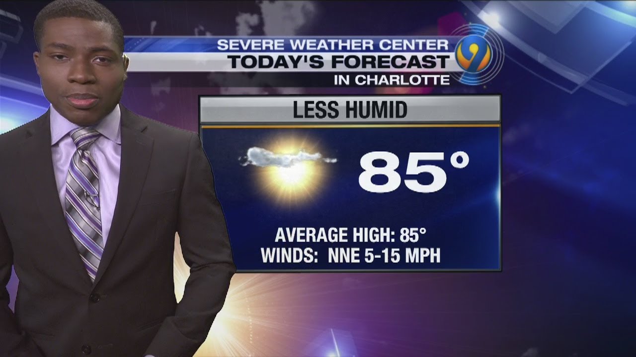 Friday morning forecast update from meteorologist Tony Sadiku