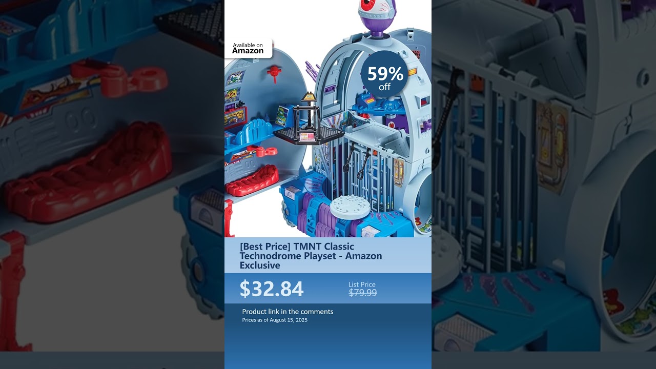 [Best Price] TMNT Classic Technodrome Playset - Amazon Exclusive