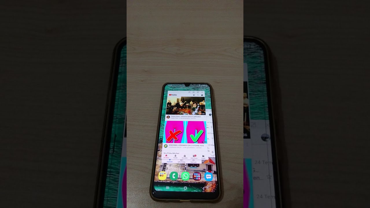 Samsung Galaxy A50 - A51 - A70 - A71 -S10 Açılır Pencere Özelliği Nasıl Kullanılır ?