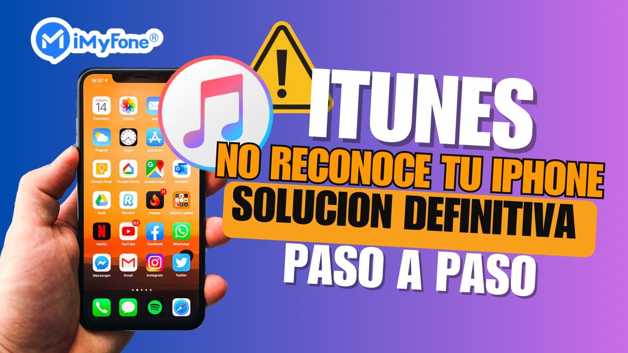 iTunes no detecta o no reconoce tu iPhone? | Solución definitiva paso a paso (iOS 26)