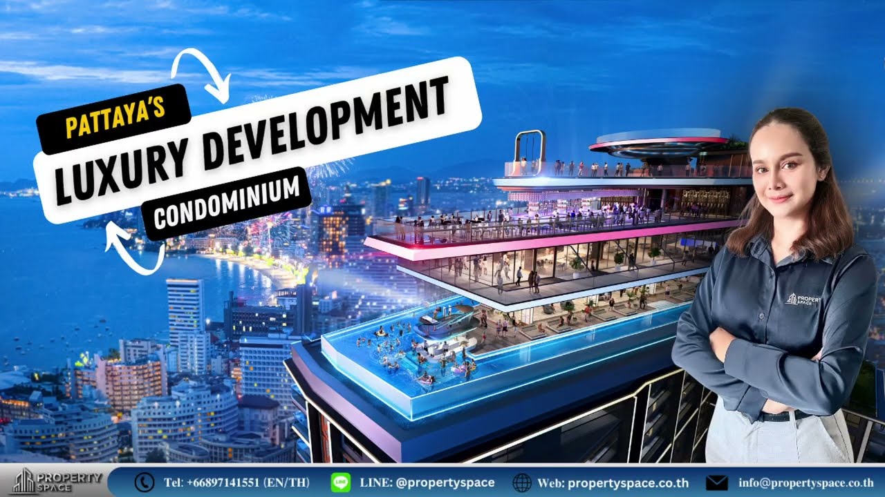 Luxurious High-Rise Condominium In Pattaya City Starting at ($87,967USD) #pattayacity #pattayacondo