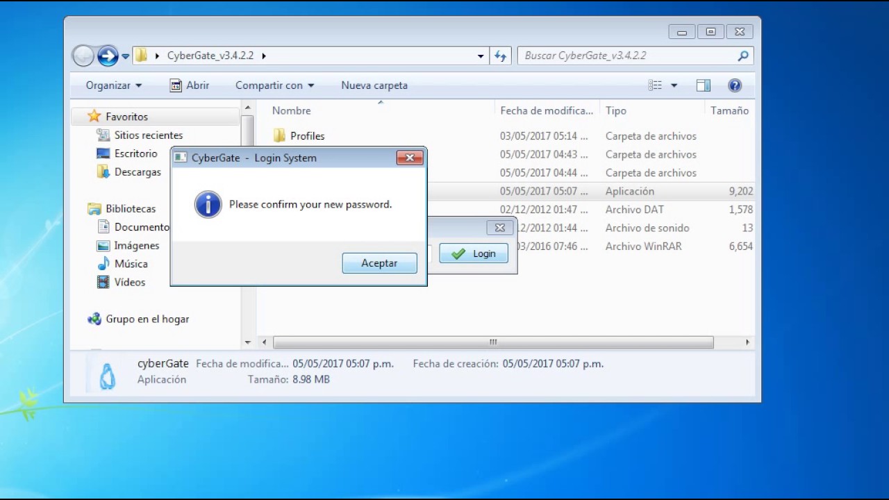 CyberGate Troyano RAT Descarga