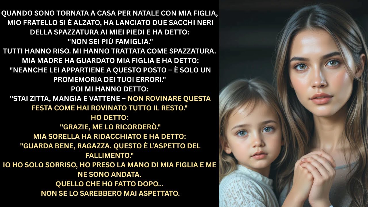 “Mio fratello disse che io e mia figlia non eravamo benvenute a Natale non l’ho mai dimenticato”