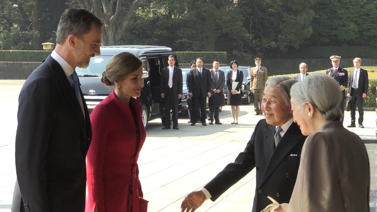 Llegada de Sus Majestades los Reyes al Palacio Imperial