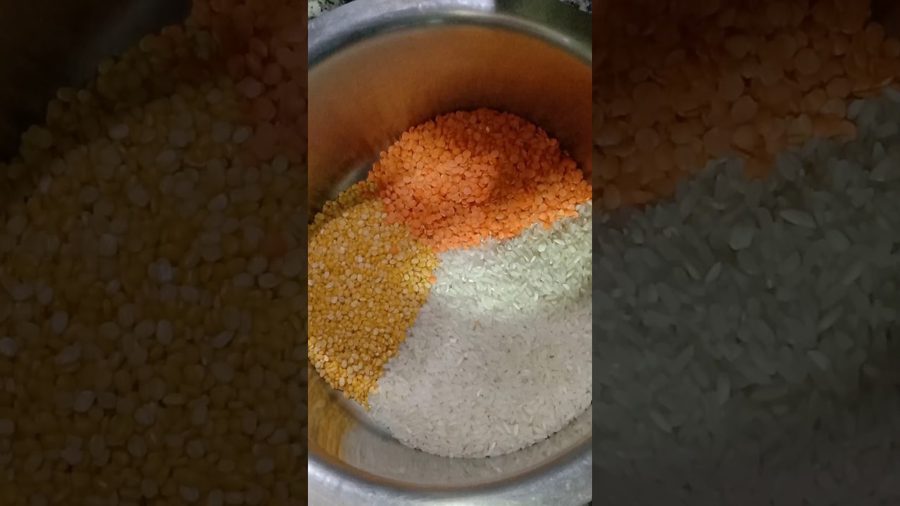 Khichdi Recipe❤️Dal Khichdi Without Cooker Simple and Easy to Make #shorts #youtubeshorts #khichdi
