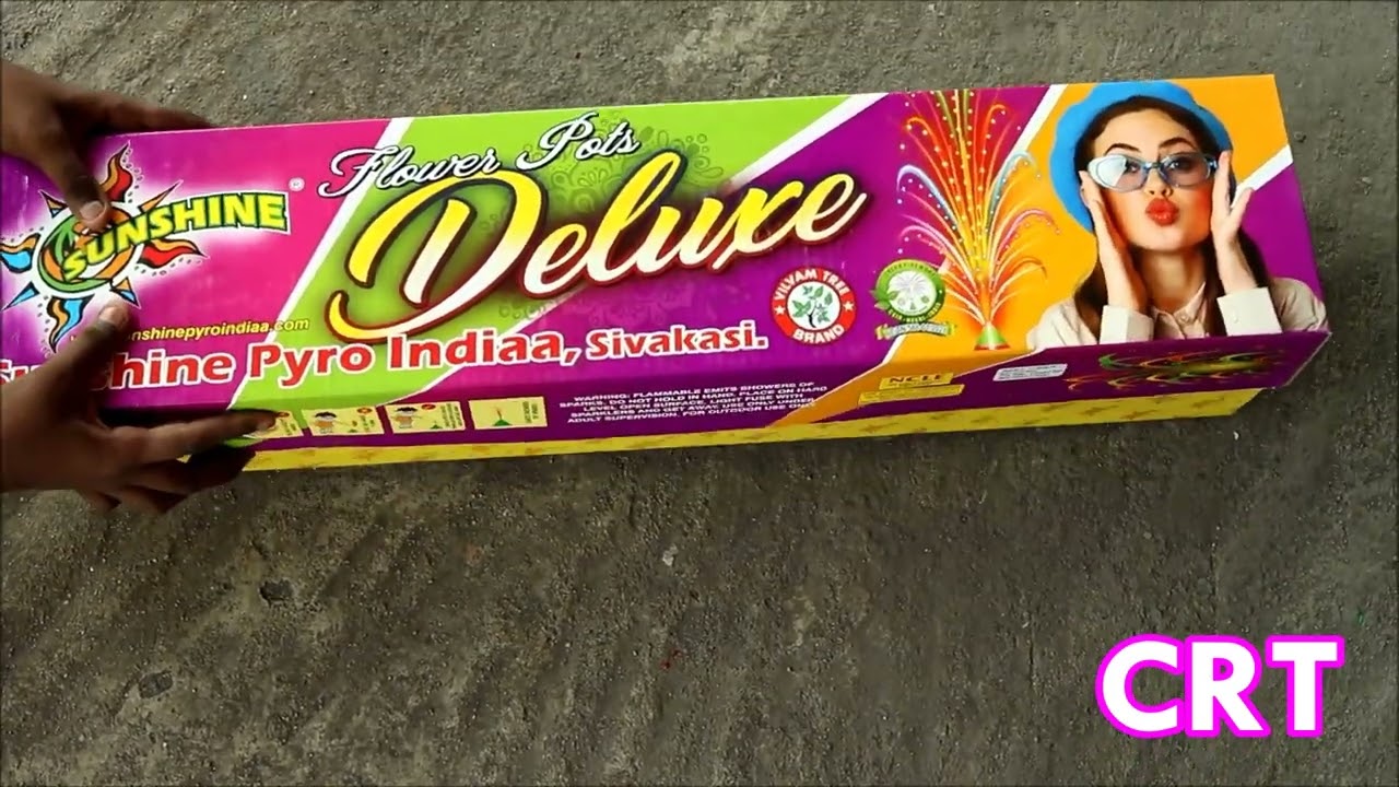 Sunshine Fireworks | Flower Pots Deluxe Testing 2023 | CRT Crackers Testing 2023