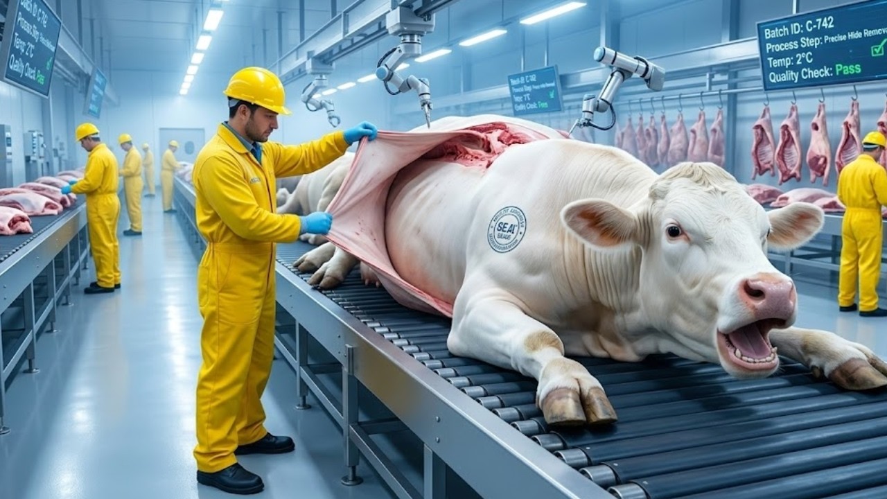 Inside the Mega Leather Factory: How White Cowhide Jackets Are Made (You’ve Never Seen This Process)