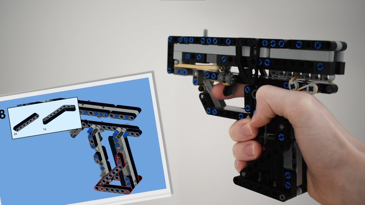 LEGO Gun V5 Instructions + Tutorial [Working]