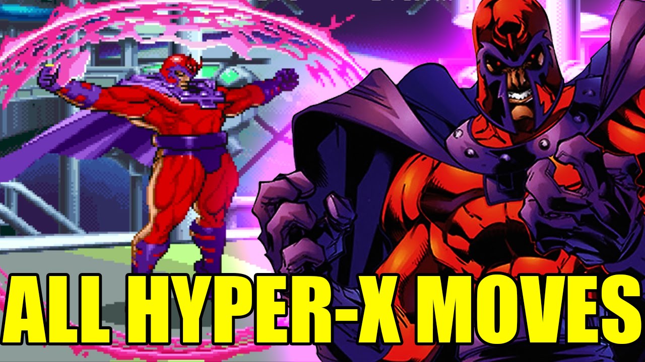 X-Men Children of the Atom ALL Hyper-X Super Moves Arcade COTA