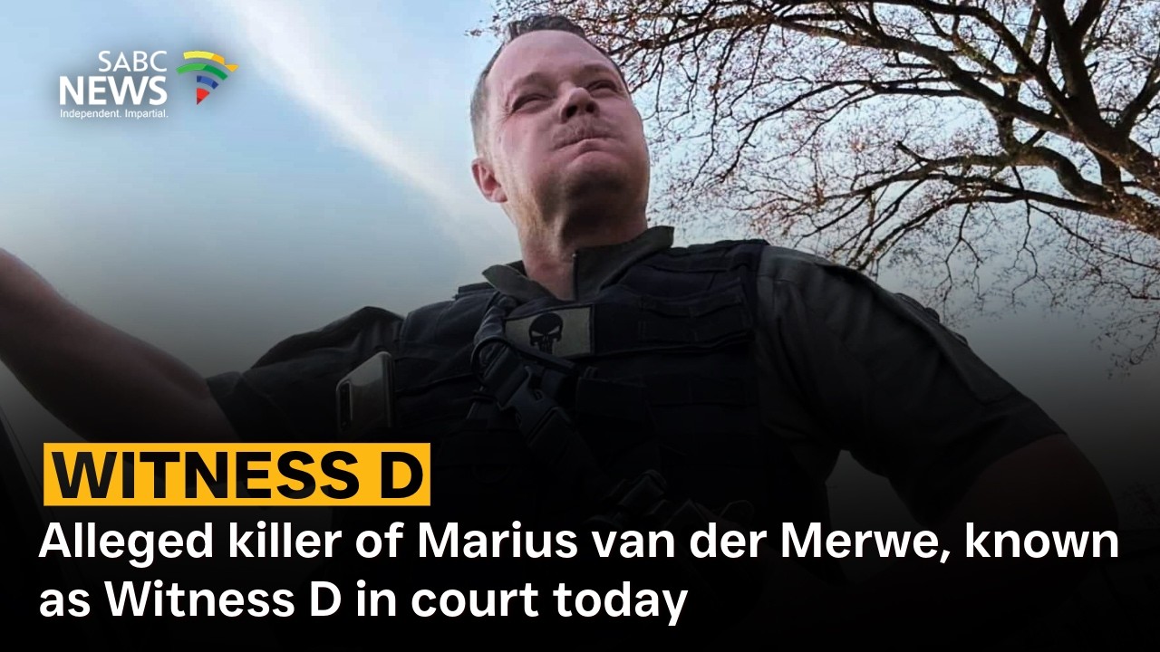 Domniemany zab&oacute;jca Mariusa van der Merwego, znany jako Świadek D, stanął dziś przed sądem