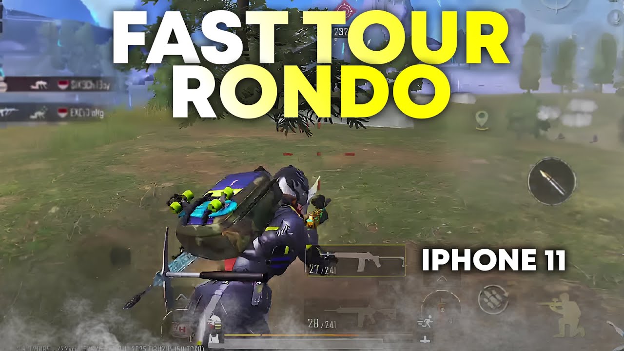 PERTAMA KALI NYOBA FAST TOUR DI MAP RONDO 🔥SERU PARAH 🔥 IPHONE 11 - #PUBGMOBILE #PUBGM