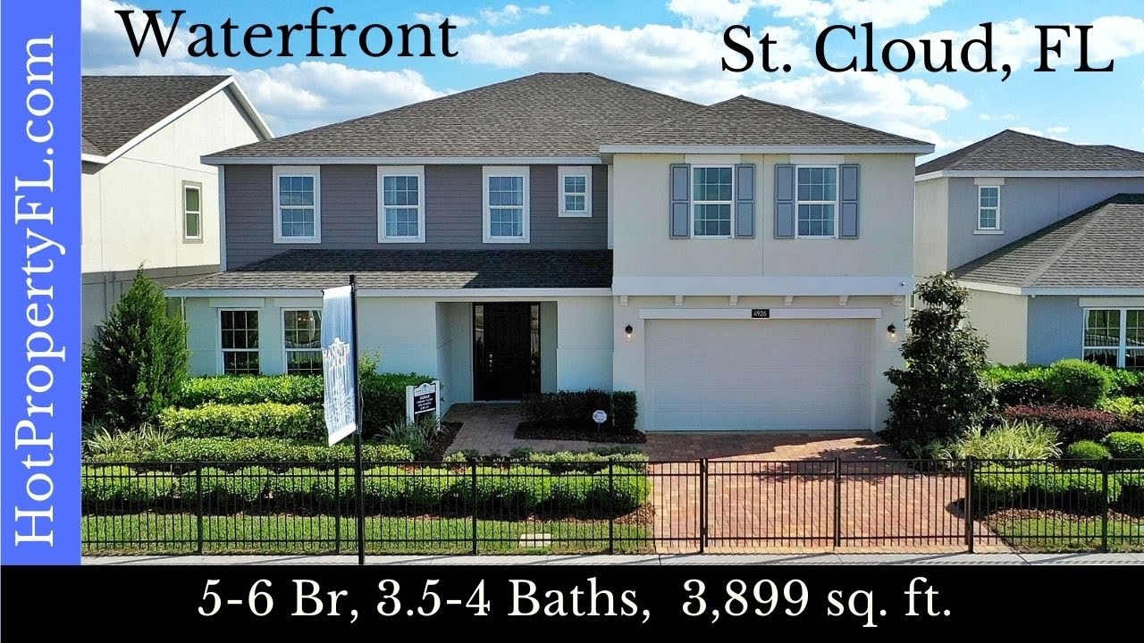 Florida Home Tour | St. Cloud / Orlando | Waterfront Community | Hanover Lakes, Osceola Model