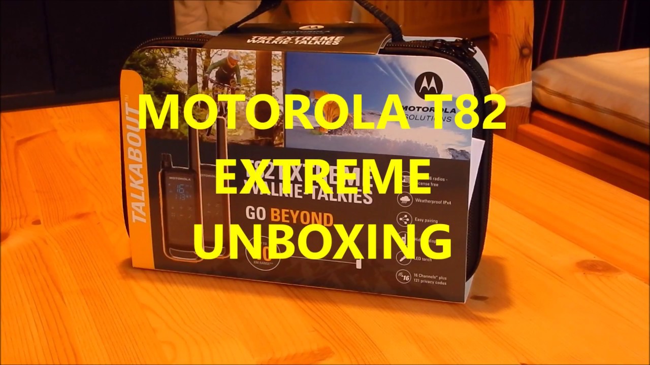 MOTOROLA T82 - UNBOXING