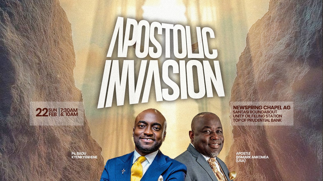 APOSTOLIC INVASION WITH APOSTLE BISMARK AKOMEAH || 1ST SERVICE || 22-02-2026