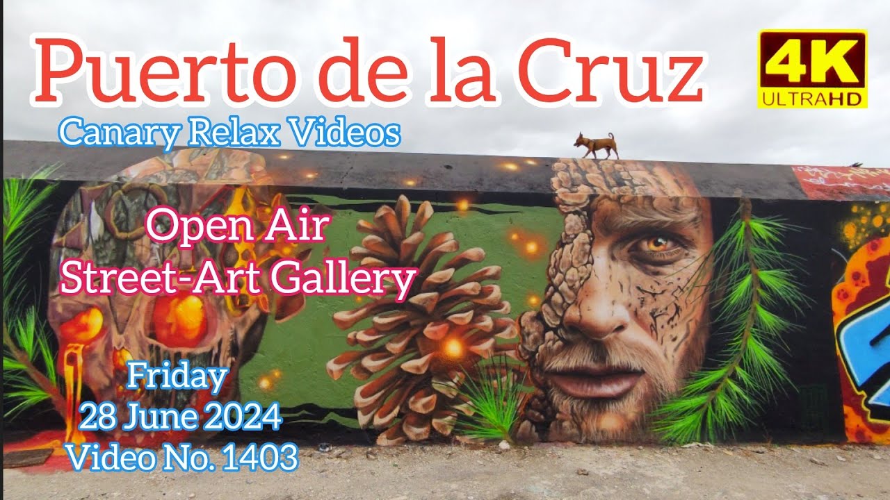 Tenerife 🏝️ Puerto de la Cruz Open Air Street Art Gallery Teneriffa