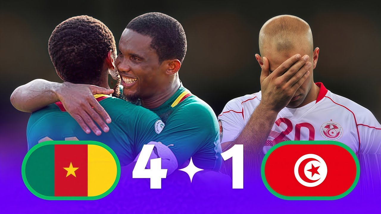 الكاميرون تونس 4×1 تصفيات كأس العالم 2014 جودة عالية عصام الشوالي إكرام الميت دفنه جودة عالية 1080p