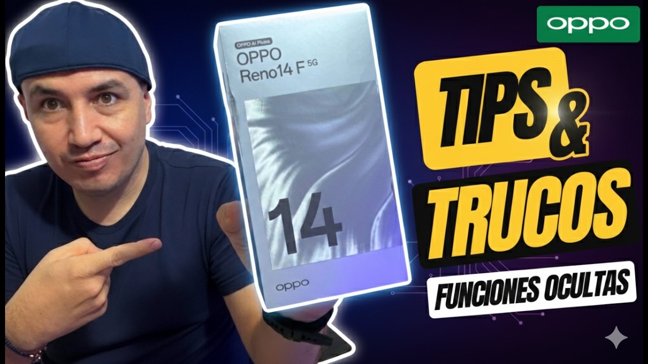 OPPO RENO 14F 5G 🚀 CONFIGURACIONES ESCONDIDAS que Debes ACTIVAR YA