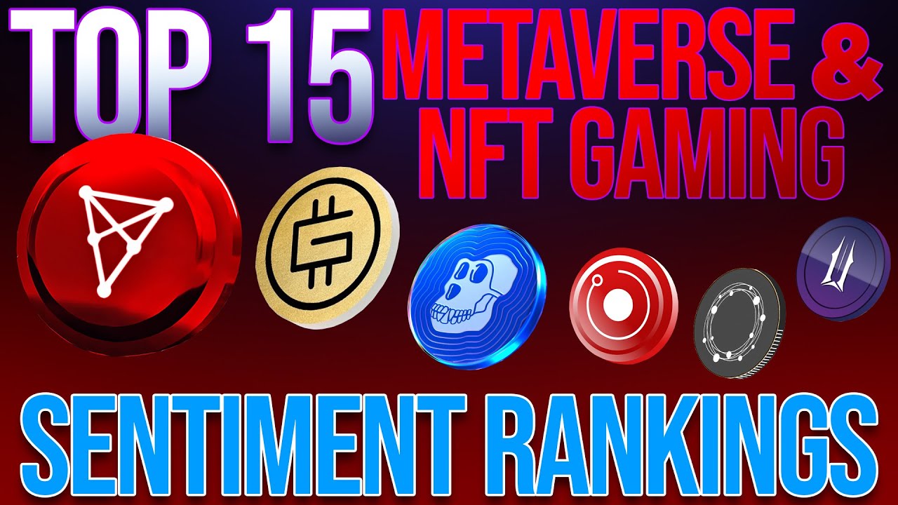 TOP 15 Metaverse & NFT Gaming Sentiment Rankings | Crypto Power Index