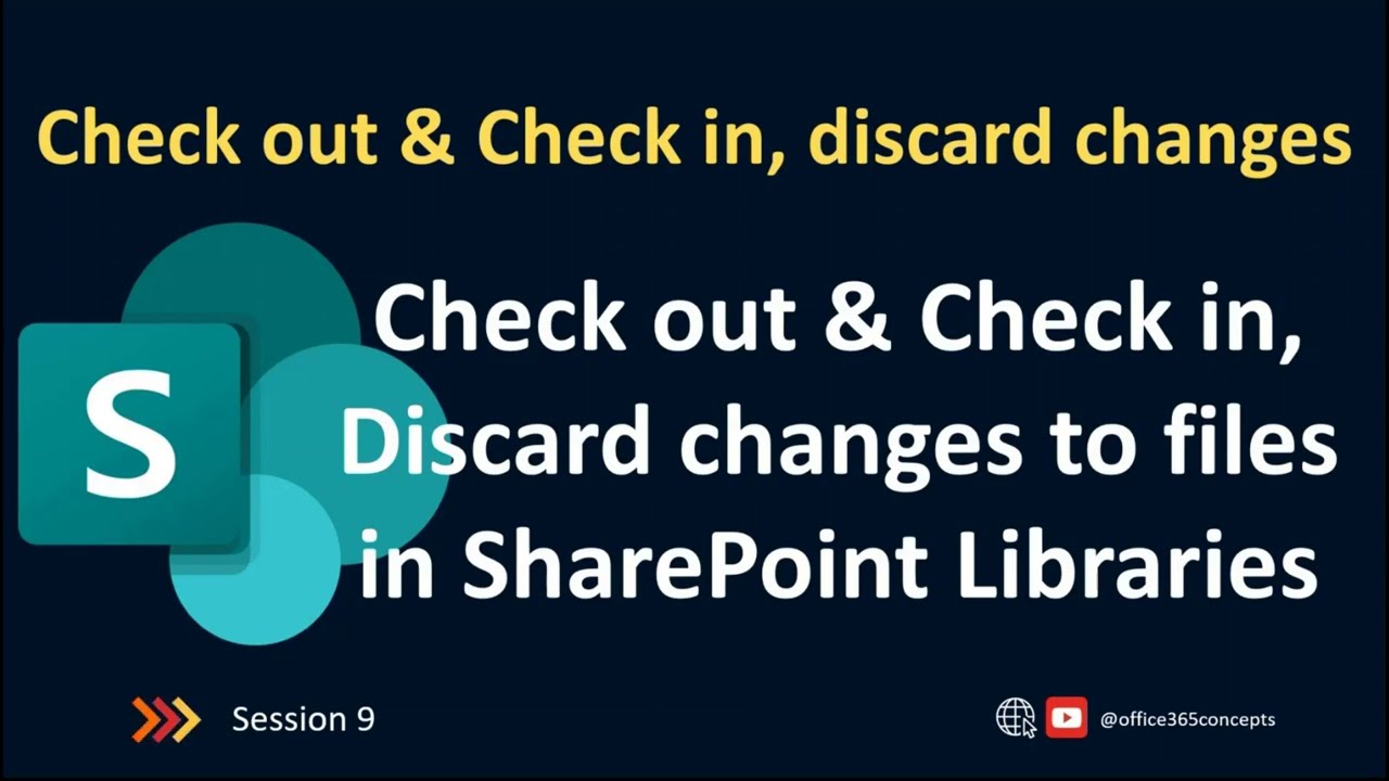 How to use Check Out & Check In in SharePoint Online | SharePoint Online Training