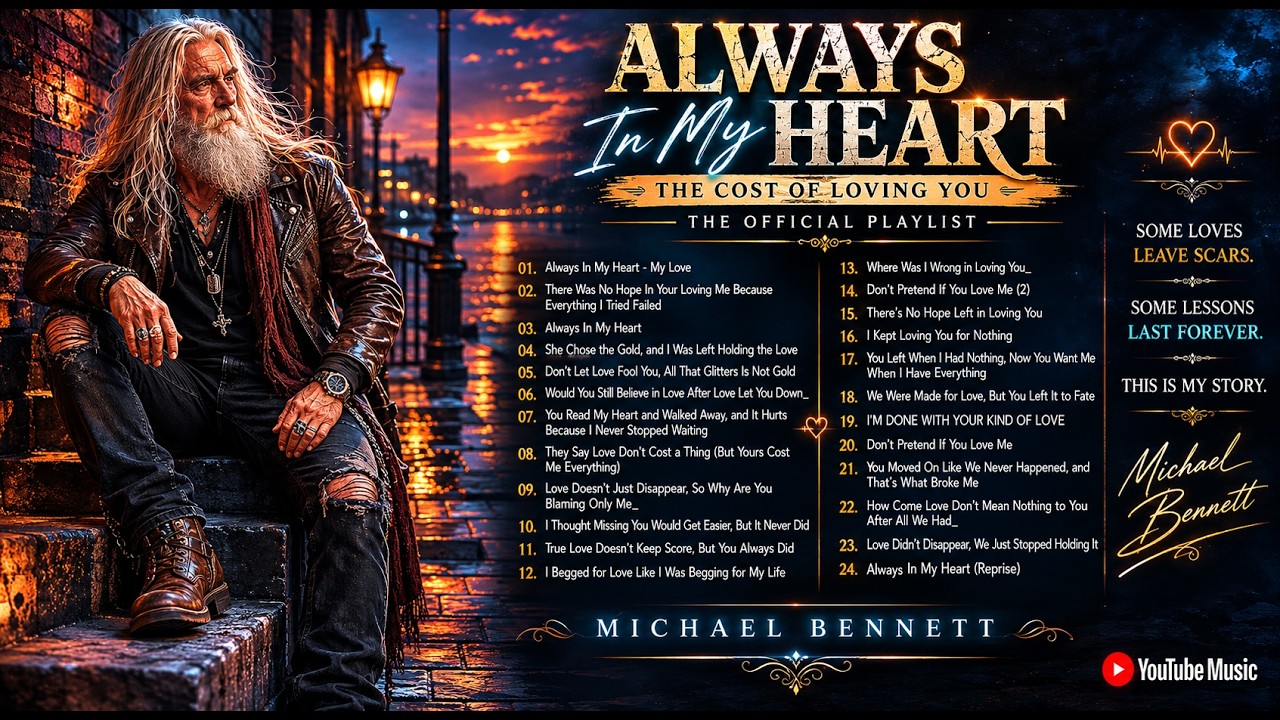 😭 Michael Bennett's Most Emotional Playlist 💔 Slow Rock Love Songs, Goodbye Letters & Regret Anthem