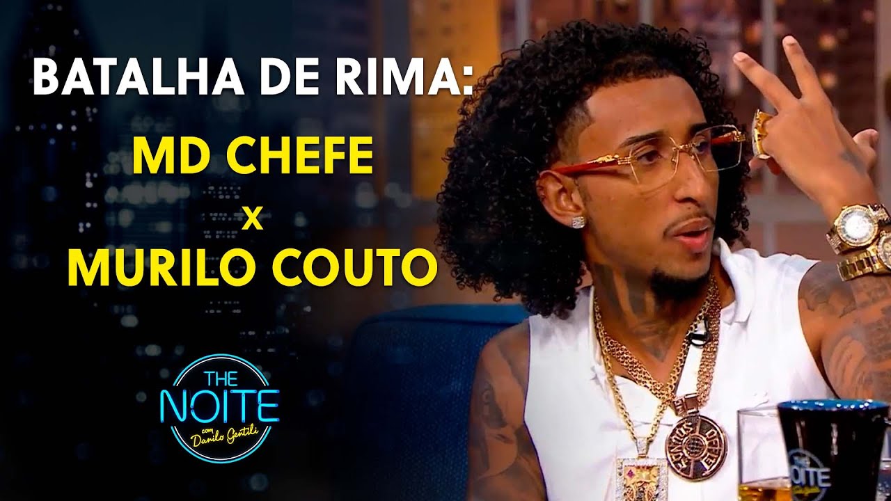 Quem é melhor na rima? Murilo Couto ou MD Chefe? | The Noite (17/03/23)