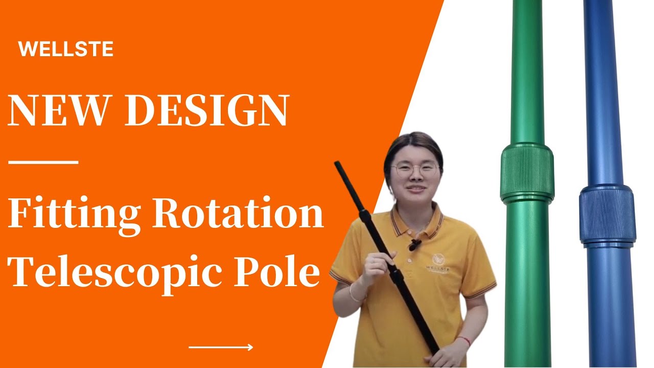 Fitting Rotation Twist lock Telescopic Pole | Wellste