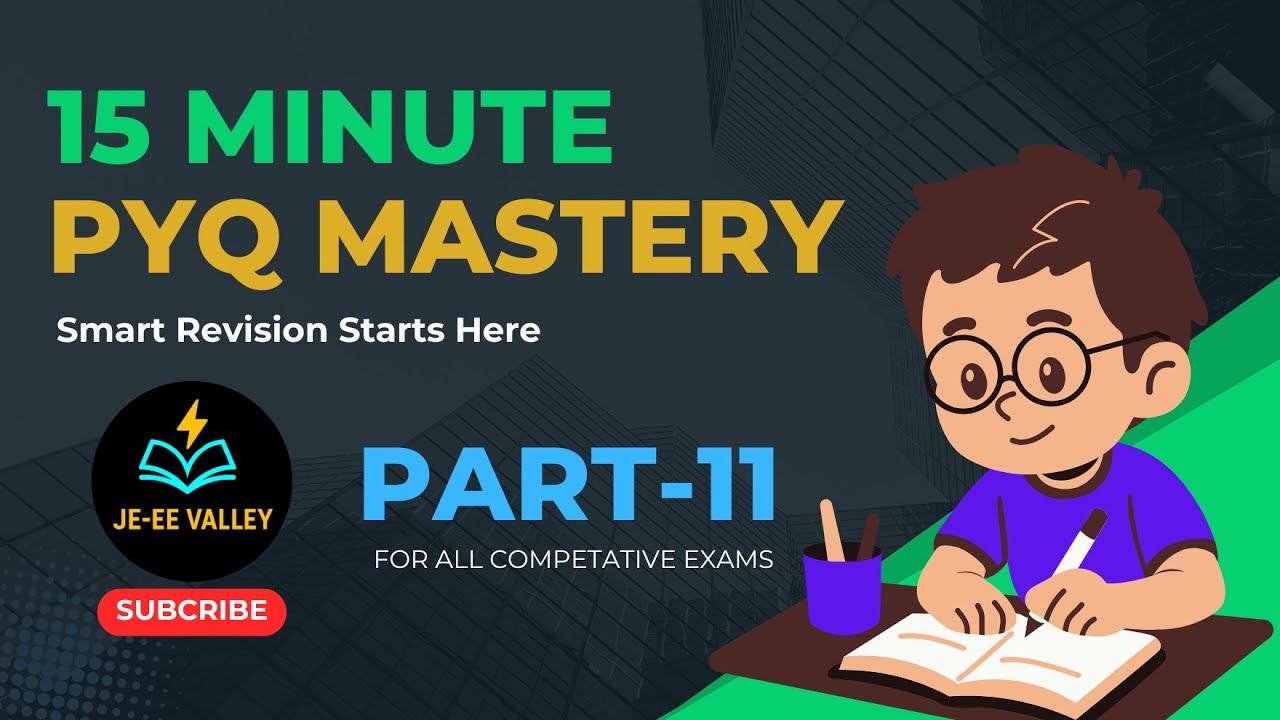 15 Min PYQ Mastery – Part 11 ⚡ | Electrical Engineering | JE-EE Valley