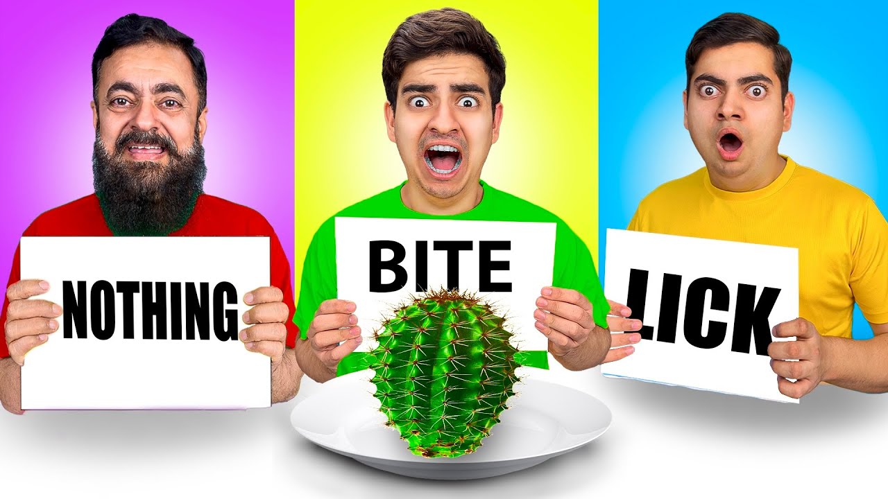 Bite, Lick or Nothing Challenge