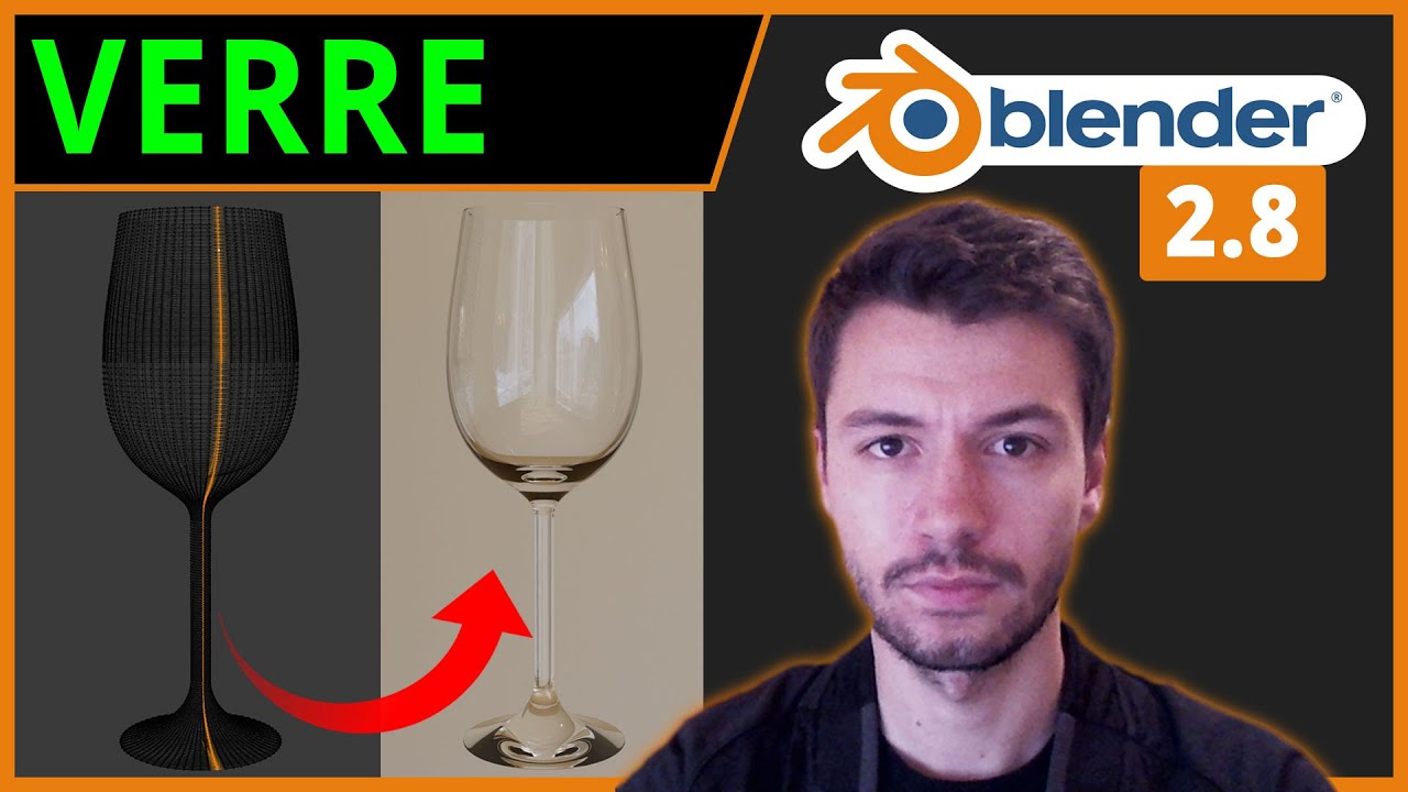 MODÉLISATION ET RENDU RÉALISTE D'UN VERRE | Blender 2.8 [TUTO FR]