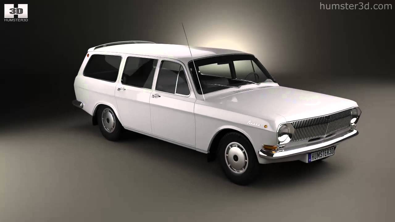 GAZ 24 Volga combi 2024 3D model by 3DModels.org