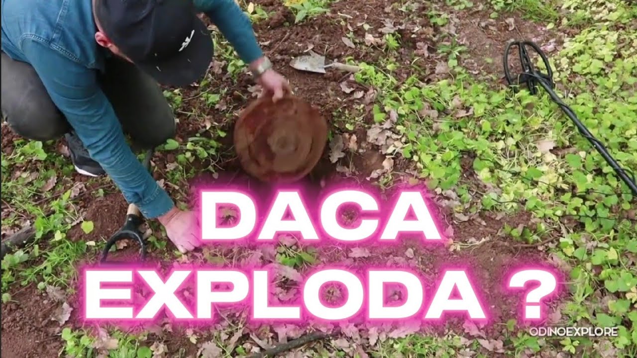 AM GASIT  Mine si explosive Cu detectorul de metale intr-o pădure lângă București