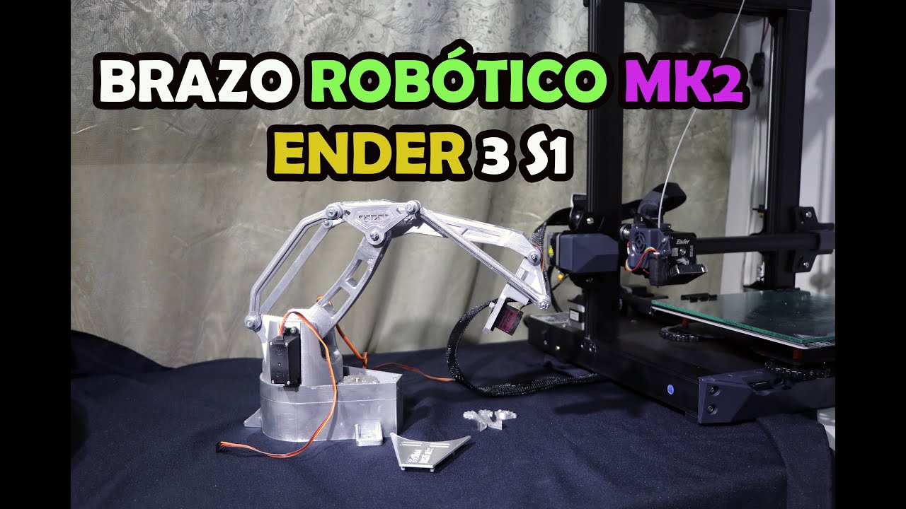 REVIEW ender s1e impresión de brazo robótico mk2 | excelente