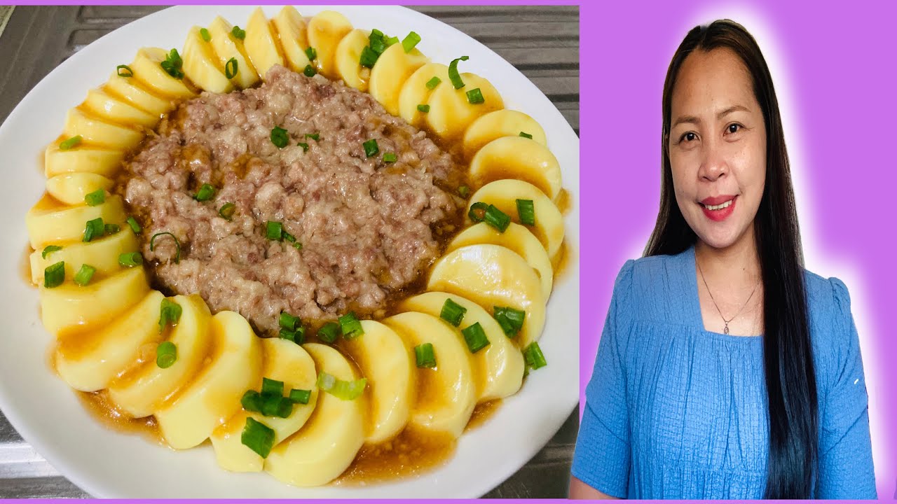 How to cook minced PORK with EGG TOFU | EGG TOFU RECIPE | JeSaMi TV