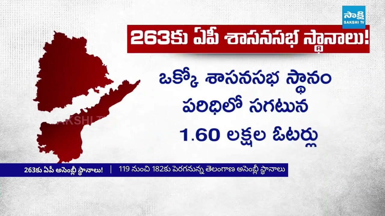Legislative Assembly & Lok Sabha Seats Increased in AP & Telangana | Delimitation of Constituencies