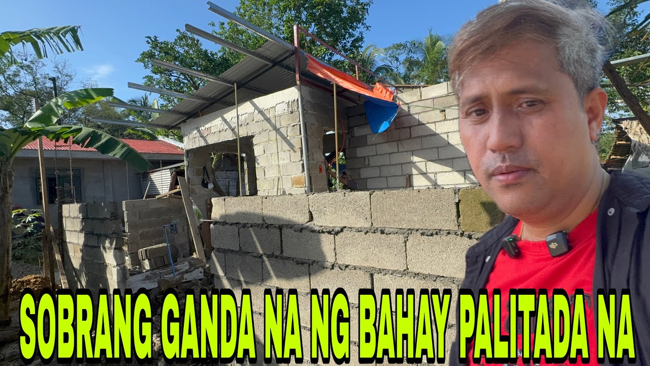 MAY KUSINA NA ANG BAHAY NA ATING PINAGAWA SOBRANG GANDA NG BATHROOM 
