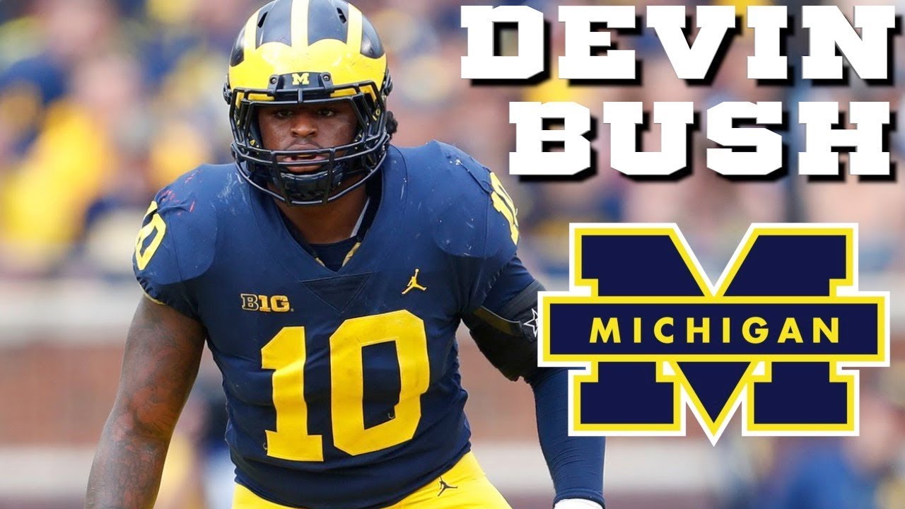 BEST Linebacker in the Big 10 || Devin Bush Michigan Highlights