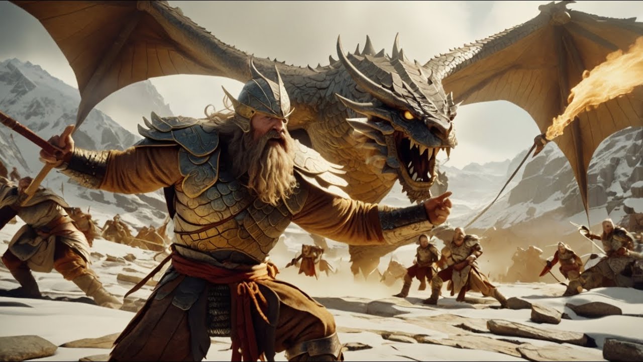 The elder Scrolls V: Skyrim | The Dragon Hunt | Ai cinematic
