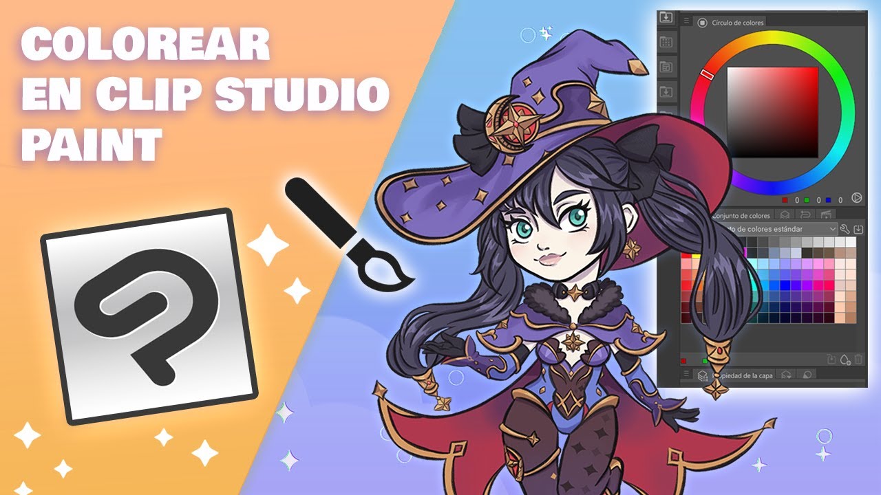 CÓMO COLOREAR EN CLIP STUDIO PAINT | truco herramienta auto-relleno y colores flat | Tutorial