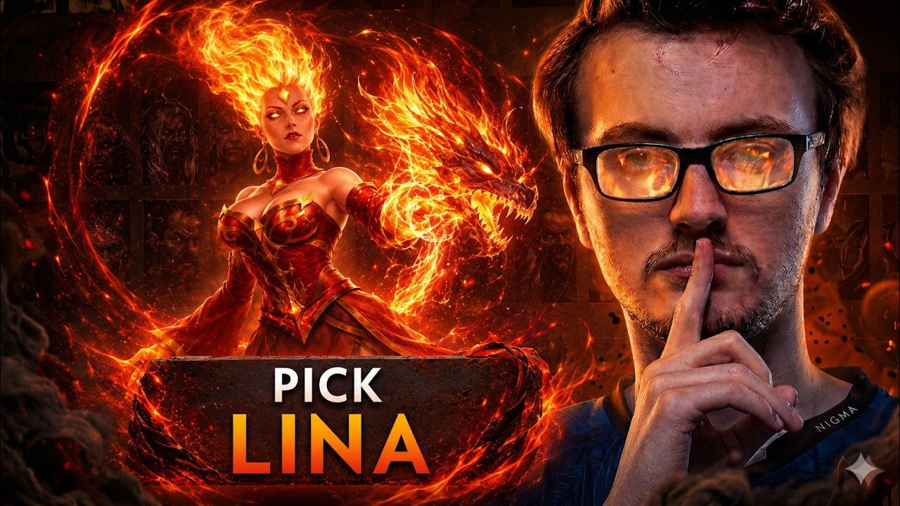 🔥 MIRACLE- LINA SAFE LANE CARRY! 😱🔥 TOO STRONG! ⭐