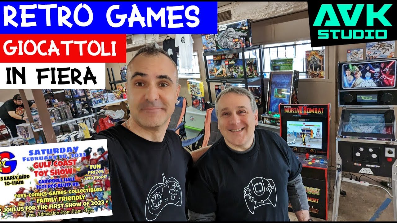 AVK  al GULF COAST TOY SHOW in TEXAS #retro #videogiochi #giocattoli