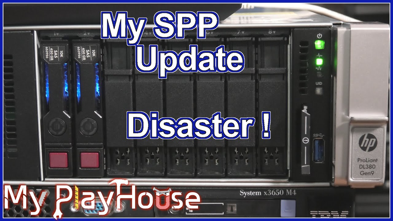 How NOT to FIRMWARE Update a HPE DL380 Gen9 - 1157