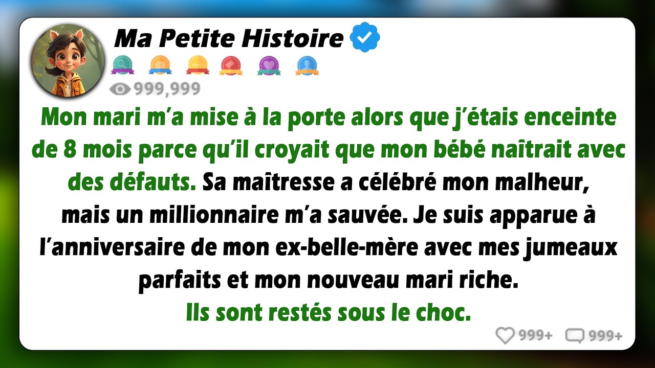 Mon mari m’a mise à la porte alors que j’étais enceinte de 8 mois car il croyait que mon bébé...