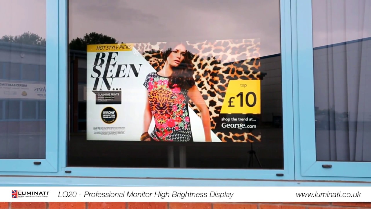Luminati - Digital Advertising Display Screens - Professional Monitor High Brightness Display - UK